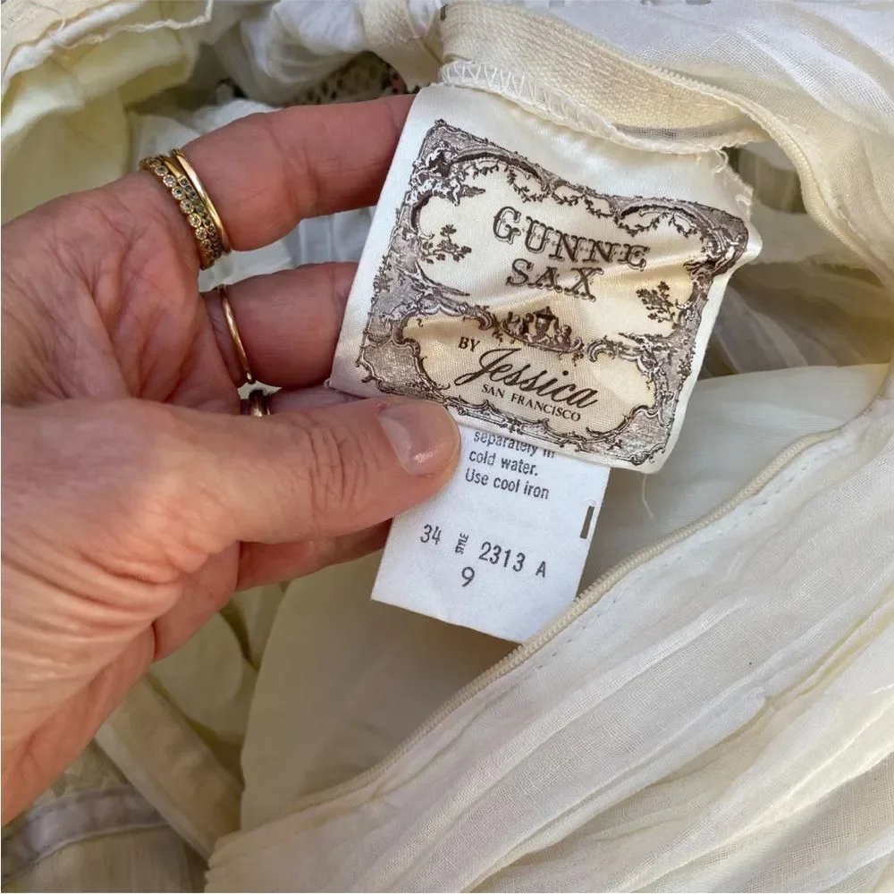 Vintage Gunne Sax by Jessica 70's Prairie Summer dress size 9 - Picture 8 of 15